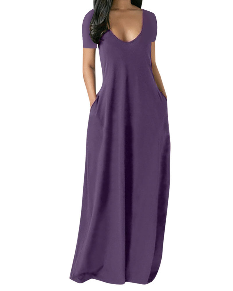 Easy Going Maxi Dress PURPLE