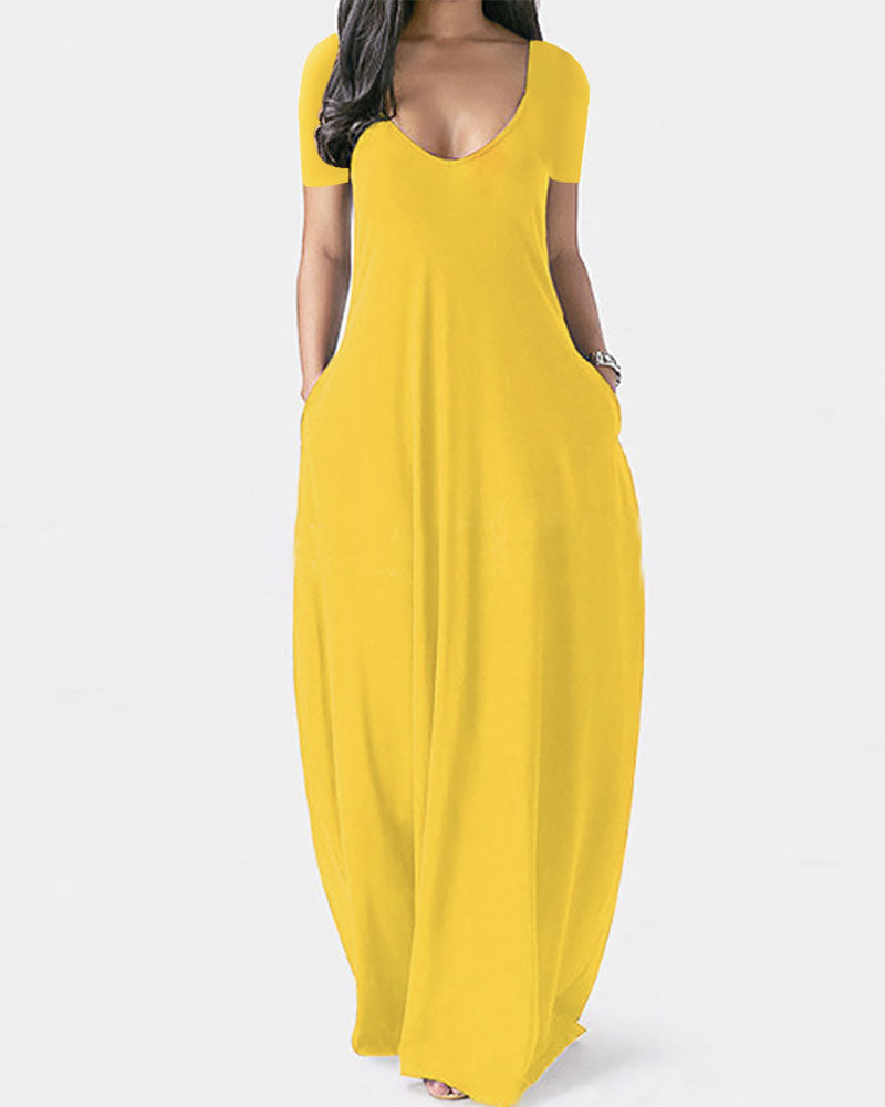 Easy Going Maxi Dress YELLOW