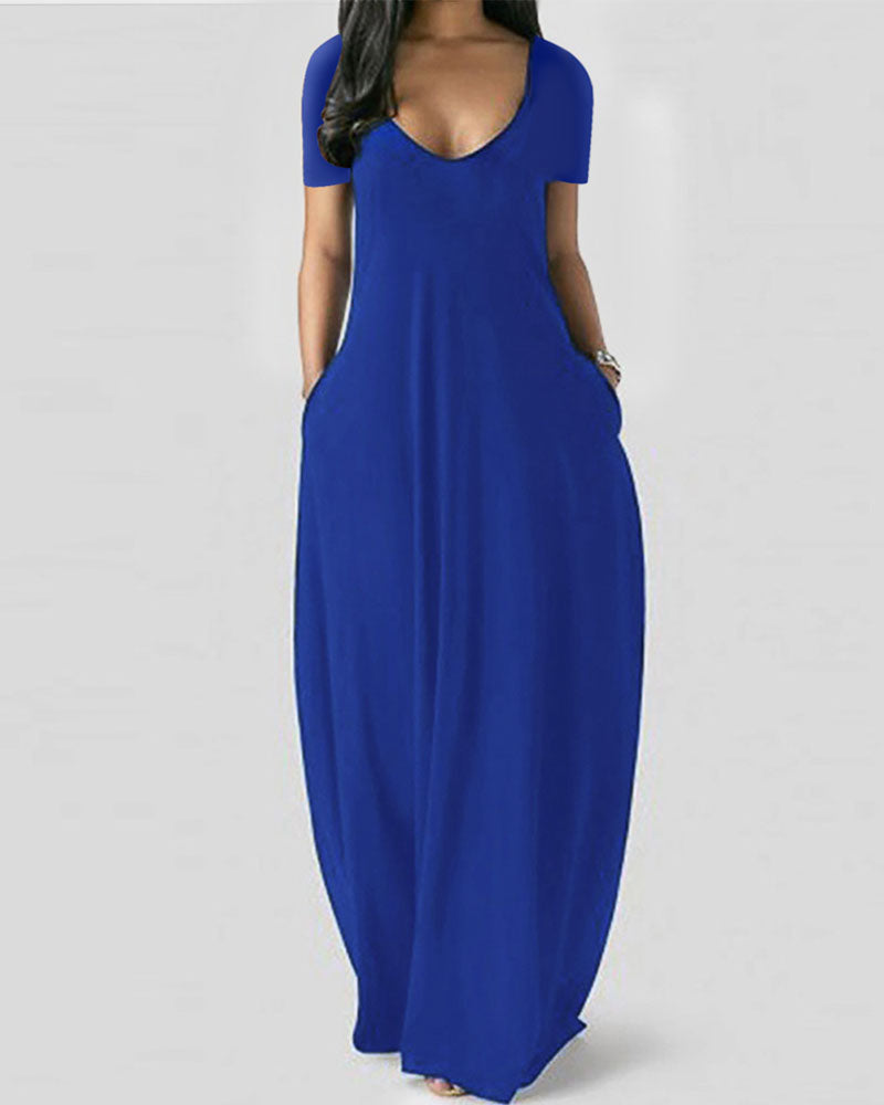 Easy Going Maxi Dress BLUE