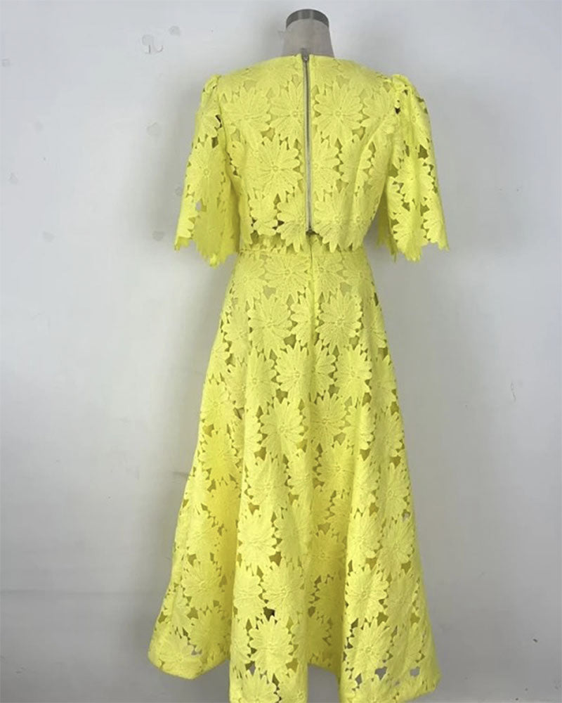 Elegance Lace Skirt Set