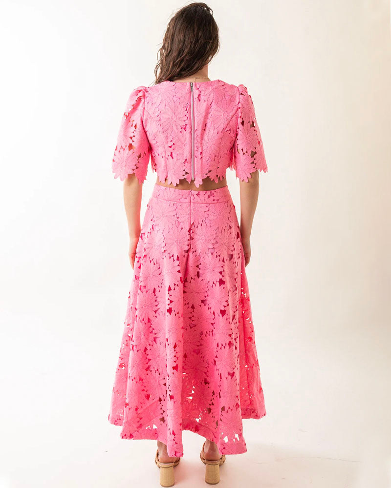 Elegance Lace Skirt Set