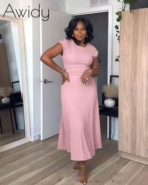 Elegant Affair Skirt Set Pink