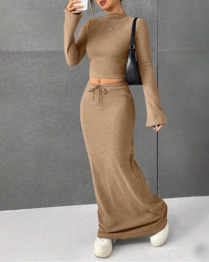 Ensemble Chic Urbain Skirt Set