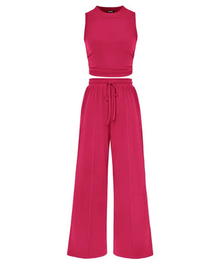 Ethereal Ruched Knit Set