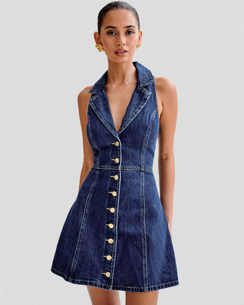 Eugenie Denim-Minikleid