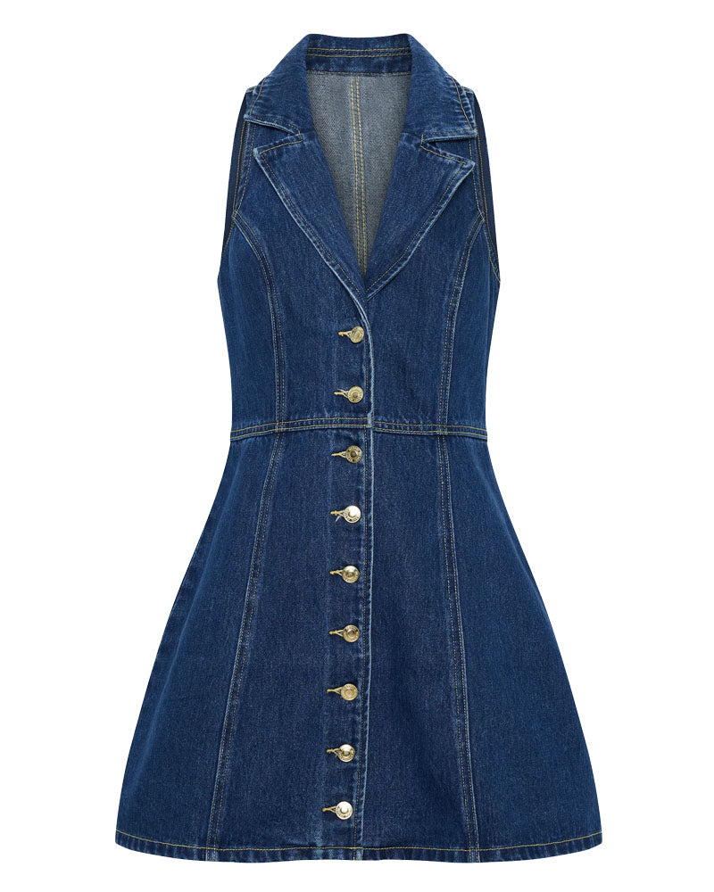 Eugenie Denim-Minikleid