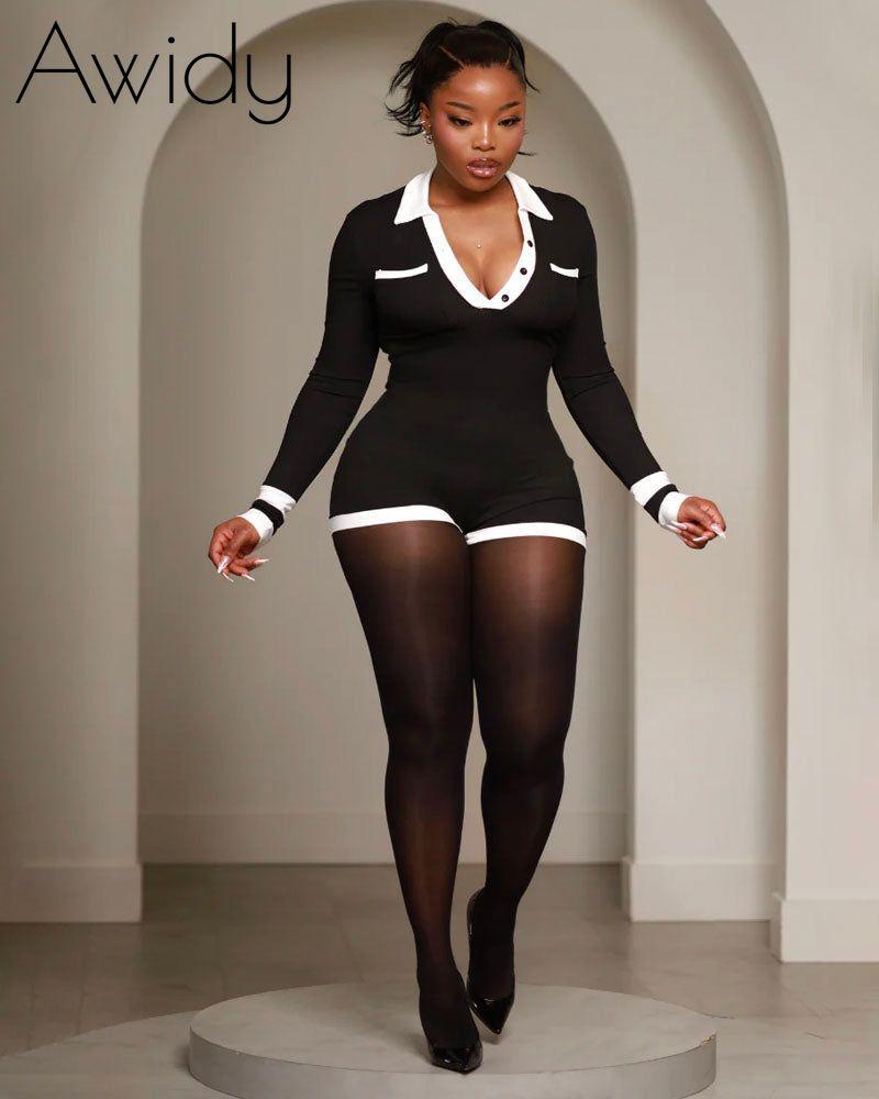 Executive Chic Romper