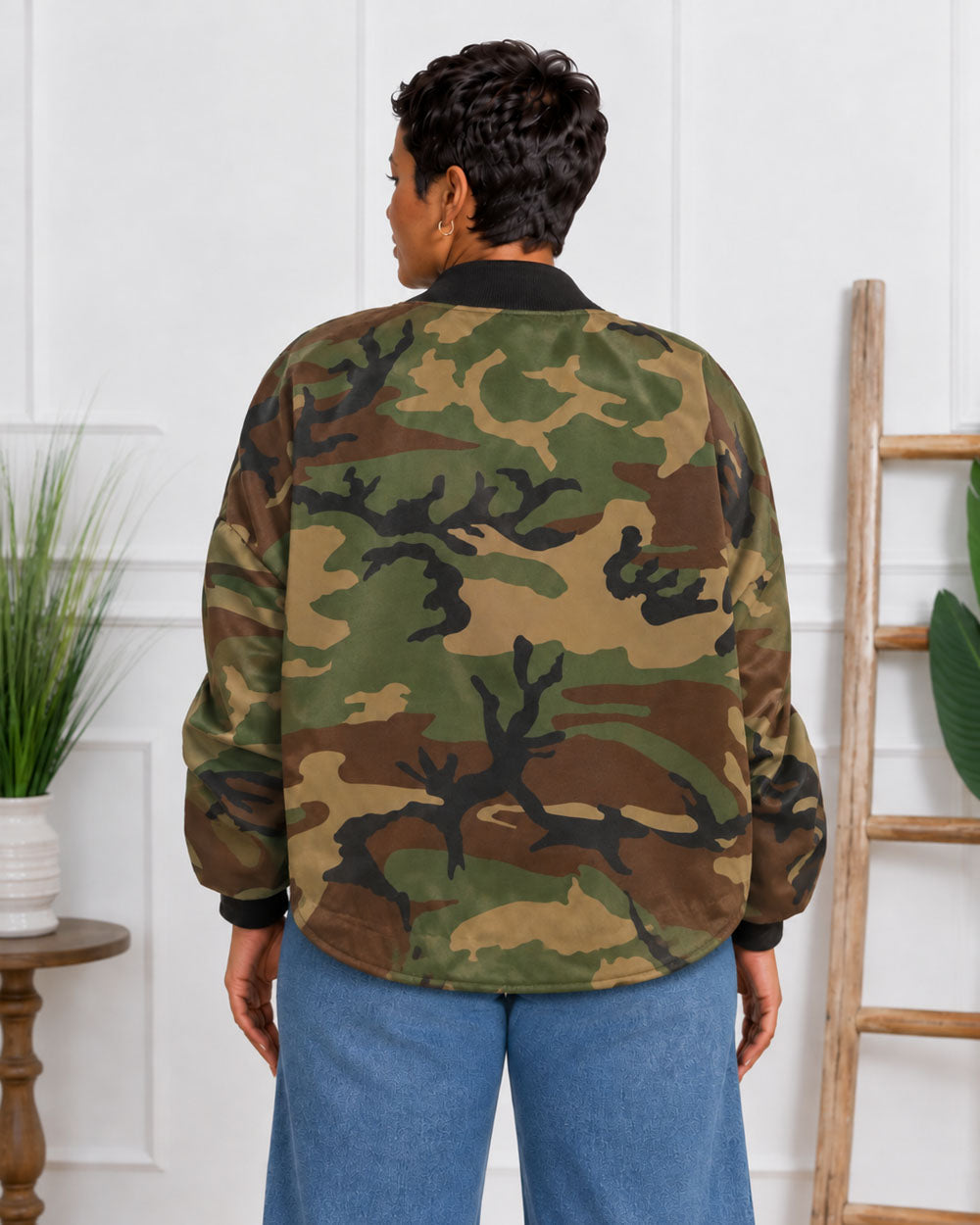 Field Notes Camo Patch Bomber Jacket