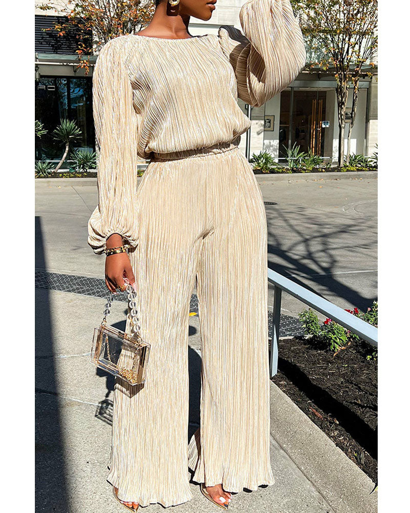 Finding Comfort Pant Set Apricot