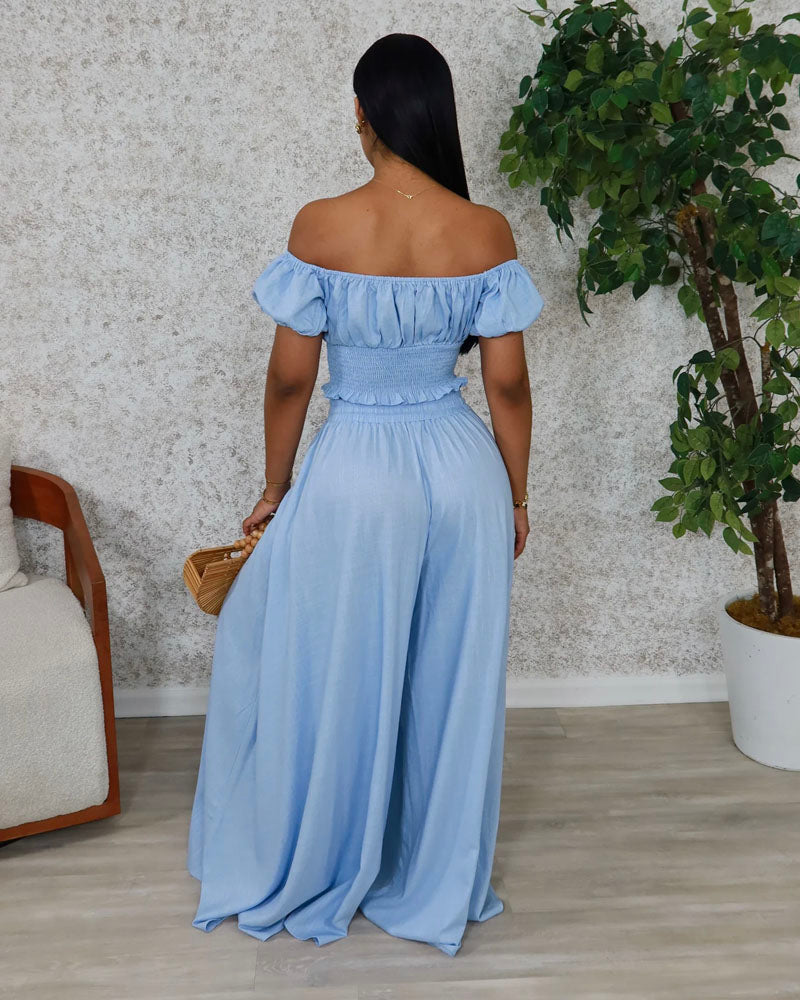 Fiona Linen Pants Set