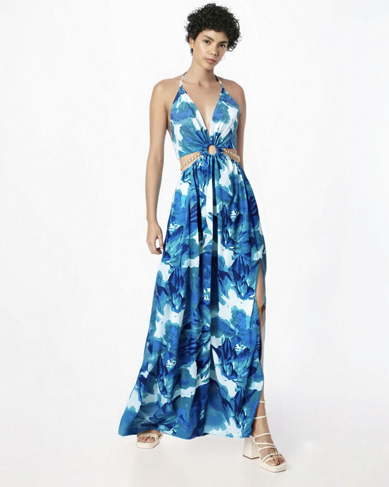 Floral Garden Maxi Dress Flower E