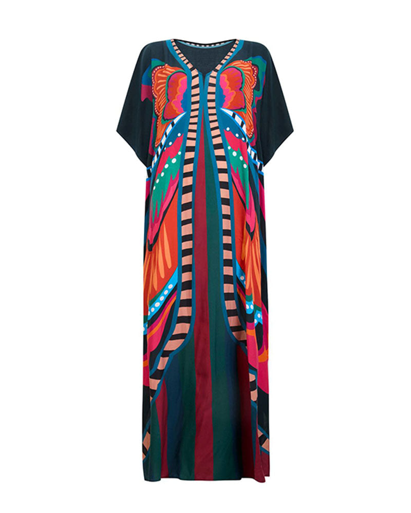 Floral Maxi Beach Dress