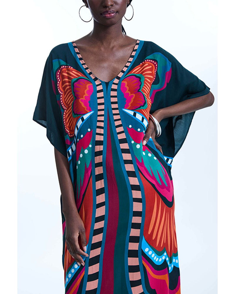 Floral Maxi Beach Dress