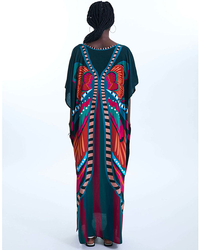 Floral Maxi Beach Dress