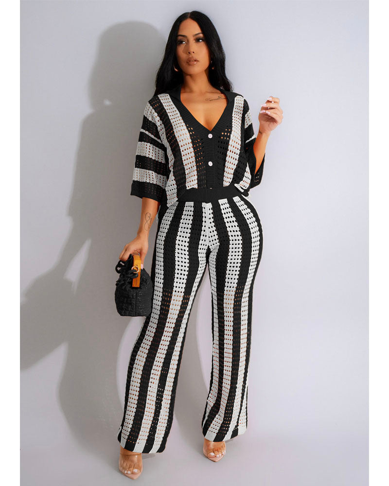 Forever Young Pant Set Black