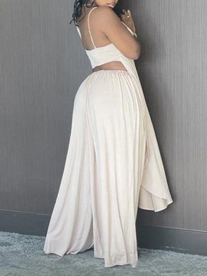 Solides Camisole- und Hosen-Set – Ausverkauf