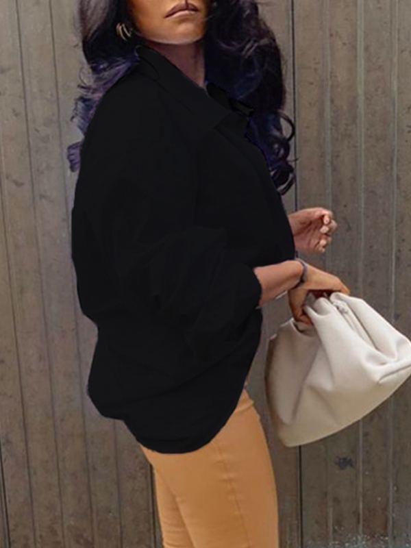 Tunique à slogan dans le dos