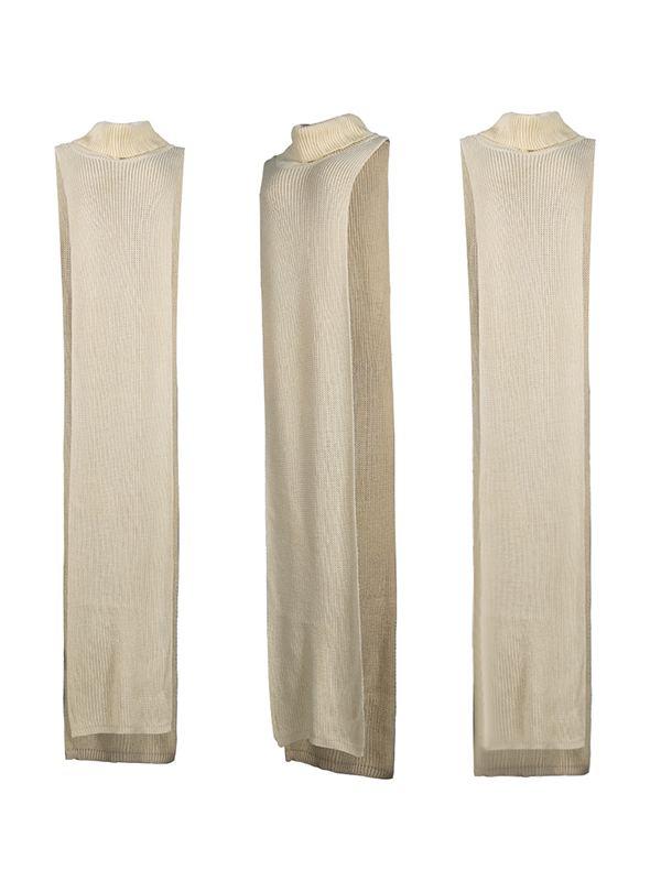 Haut tunique à col roulé en tricot