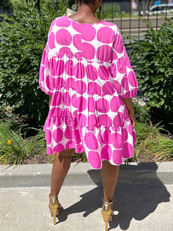 Indiebeautie – Gepunktetes Rüschenkleid