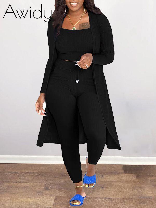 Solid Ribbed 3PC Set--Clearance