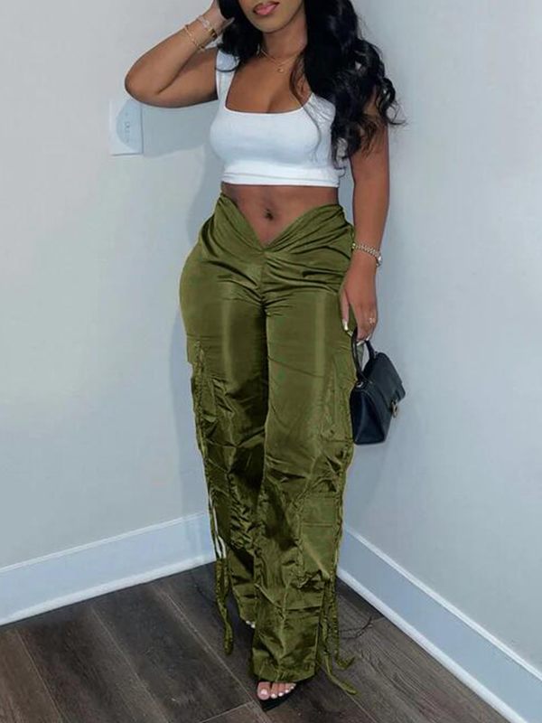 Cargohose mit Reißverschluss vorne