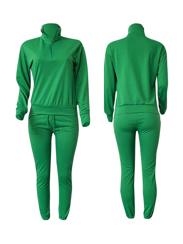 Ensemble sweat-shirt zippé et pantalon de jogging