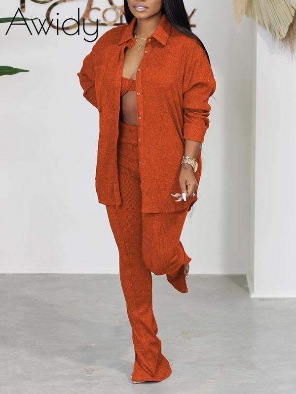 Knit Shirt Three-Piece Set--Clearance
