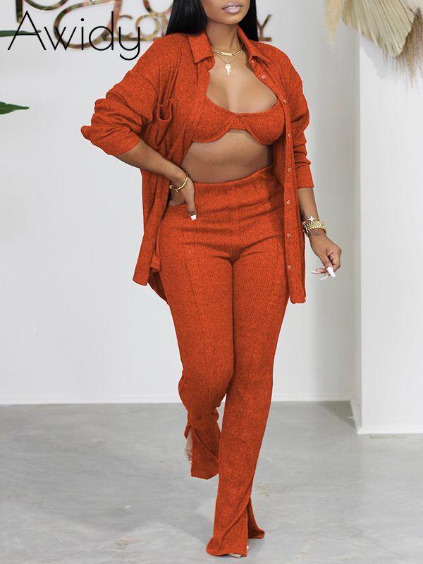 Knit Shirt Three-Piece Set--Clearance