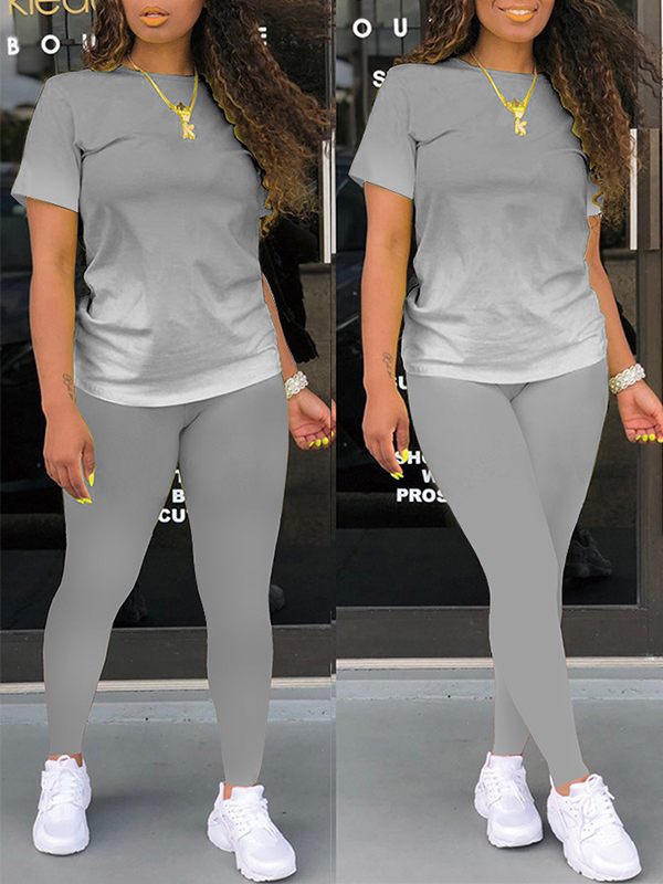 Ensemble t-shirt et pantalon ombré