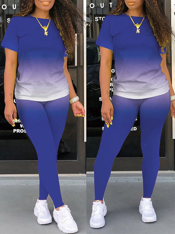 Ensemble t-shirt et pantalon ombré
