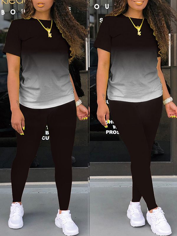 Ensemble t-shirt et pantalon ombré