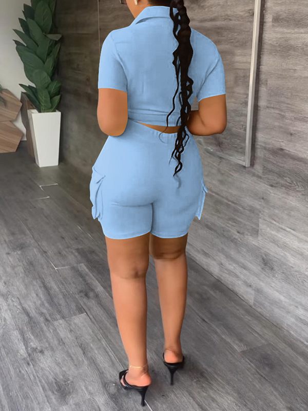 Ensemble chemise cargo et short