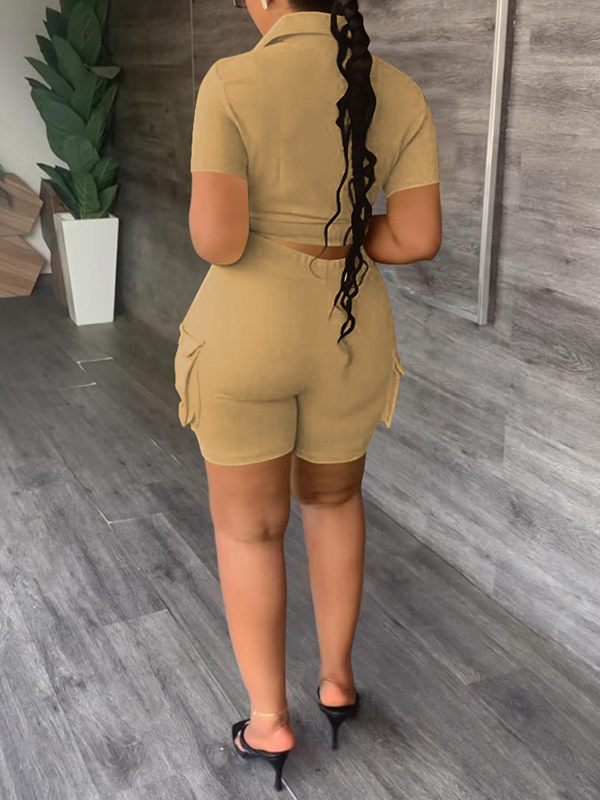 Ensemble chemise cargo et short