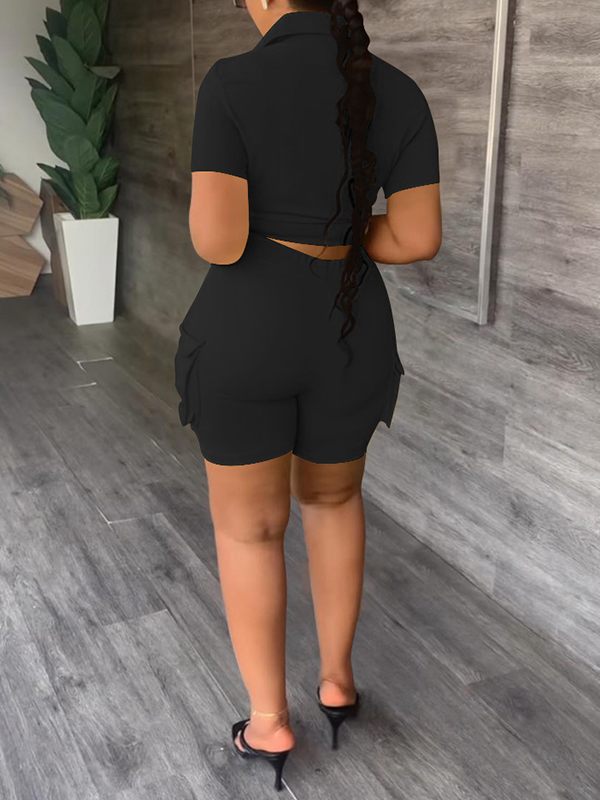 Ensemble chemise cargo et short