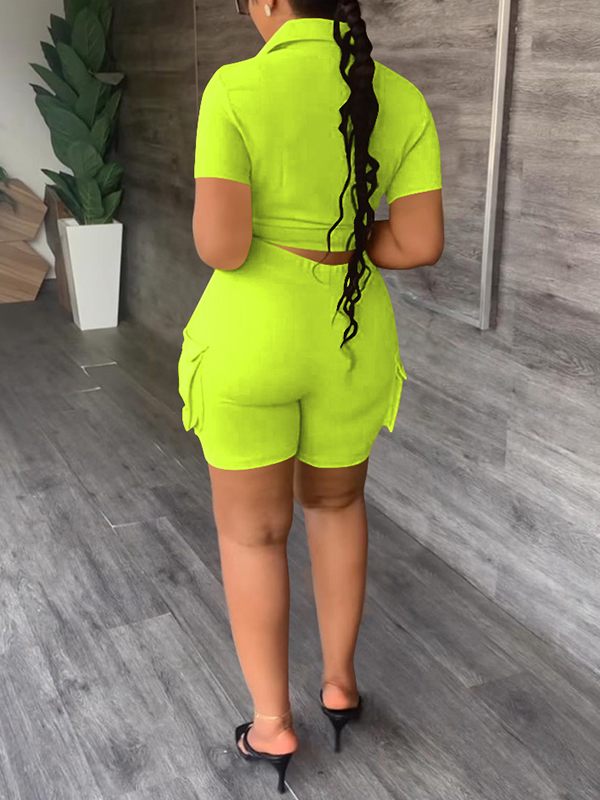 Ensemble chemise cargo et short