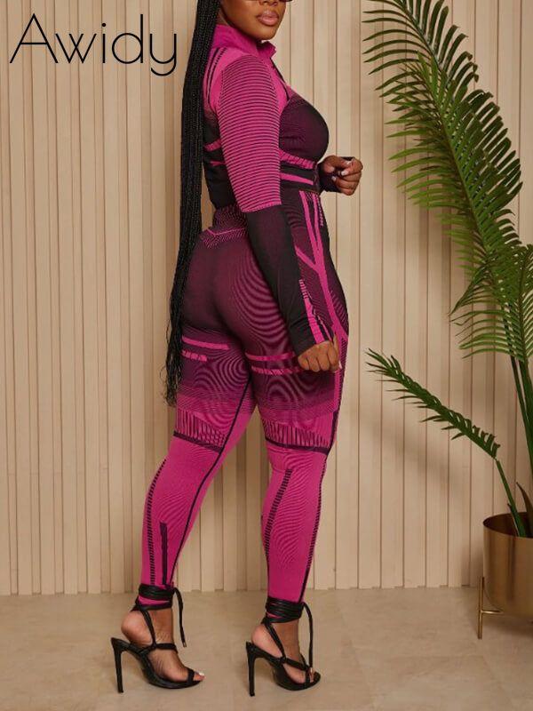 Printed Zip Top & Pants Set--Clearance