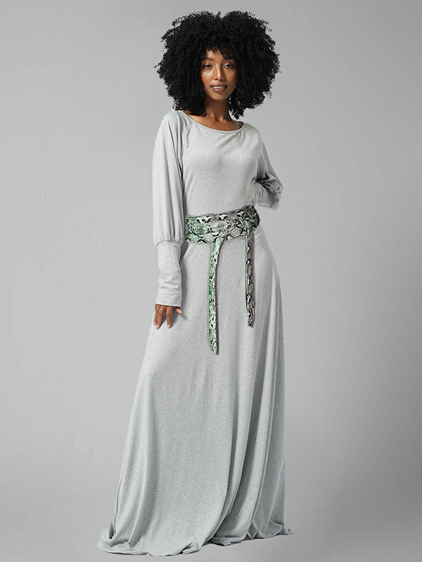 Bishop Sleeve Maxi Dress--Clearance