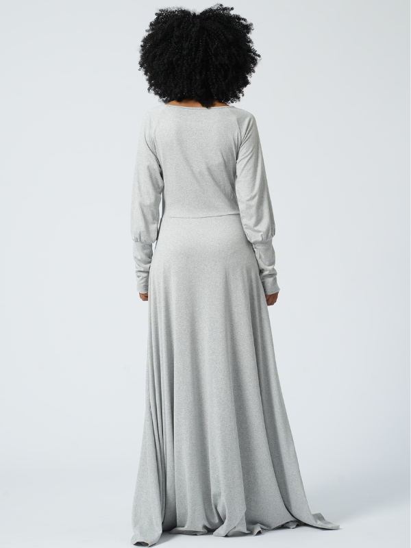 Bishop Sleeve Maxi Dress--Clearance
