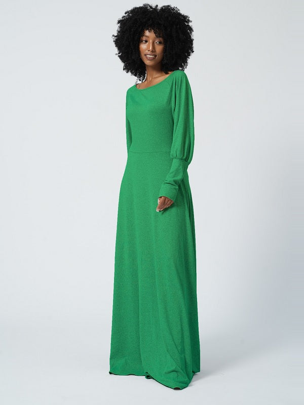 Bishop Sleeve Maxi Dress--Clearance