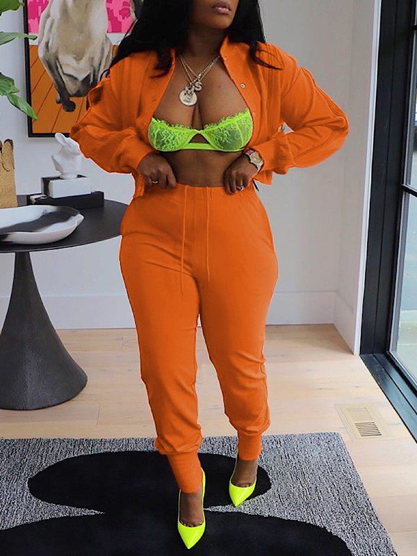 Ensemble veste bomber zippée et pantalon de jogging