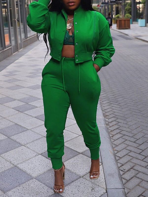 Ensemble veste bomber zippée et pantalon de jogging