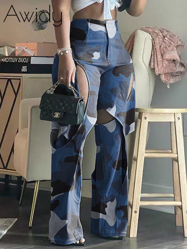Camo Cutout Pants