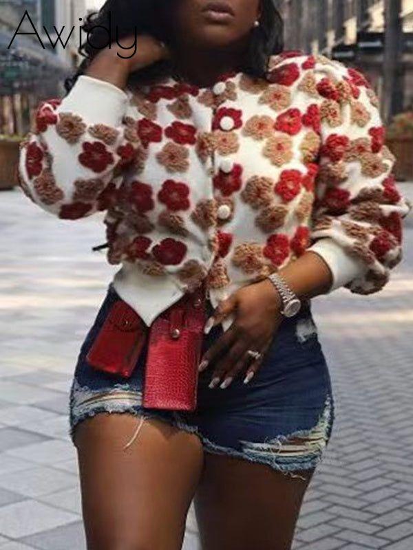 Floral Bomber Jacket