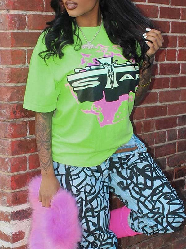 T-shirt à imprimé graphique