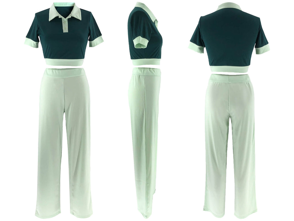 Indiebeautie Polo Top & Pants Set