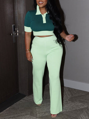 Poloshirt und Hosen-Set – Ausverkauf