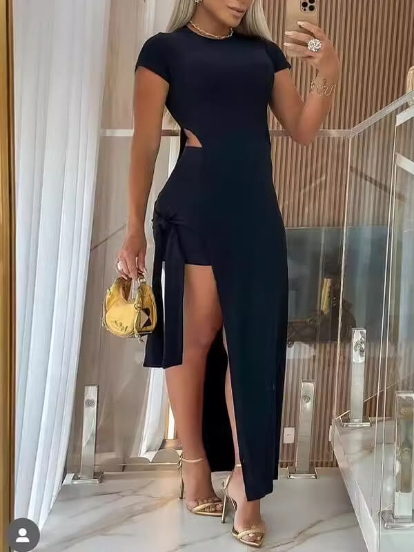 Ensemble tunique et short uni