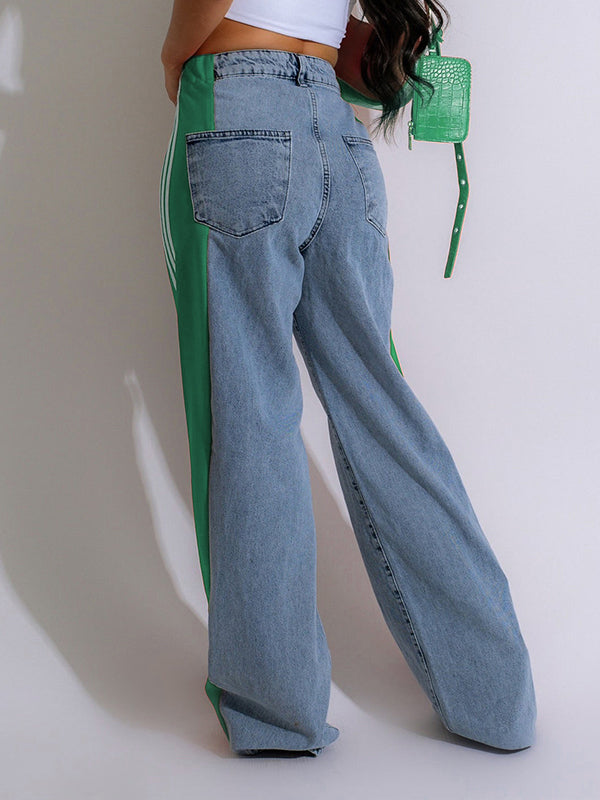 Jeans mit Seitenstreifen