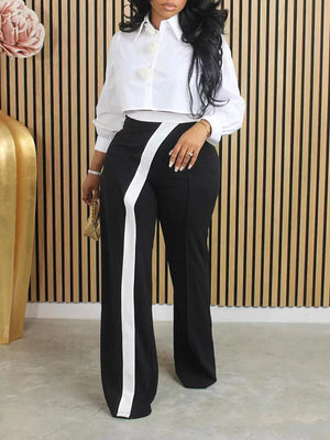 Indiebeautie – Zweifarbige Kombihose