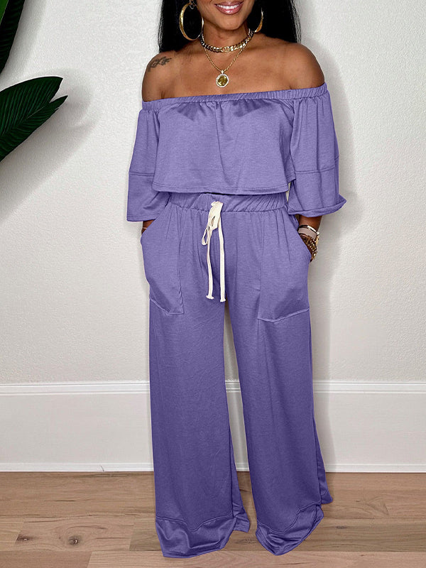 Ensemble 2 pièces à épaules dénudées